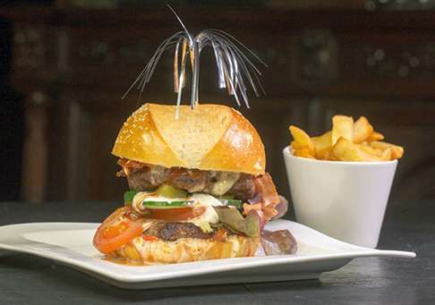 Amerikanischer Western-Burger