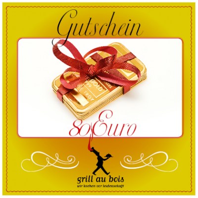 80 Euro Wertgutschein