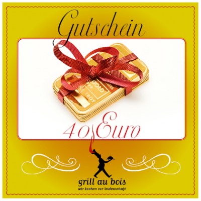 40 Euro Wertgutschein