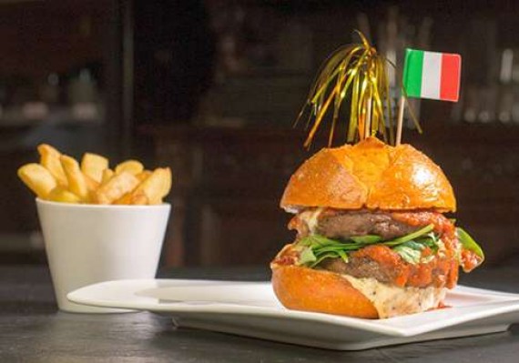 Mexikanischer Azteken-Burger