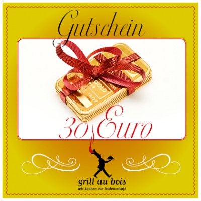 30 Euro Wertgutschein